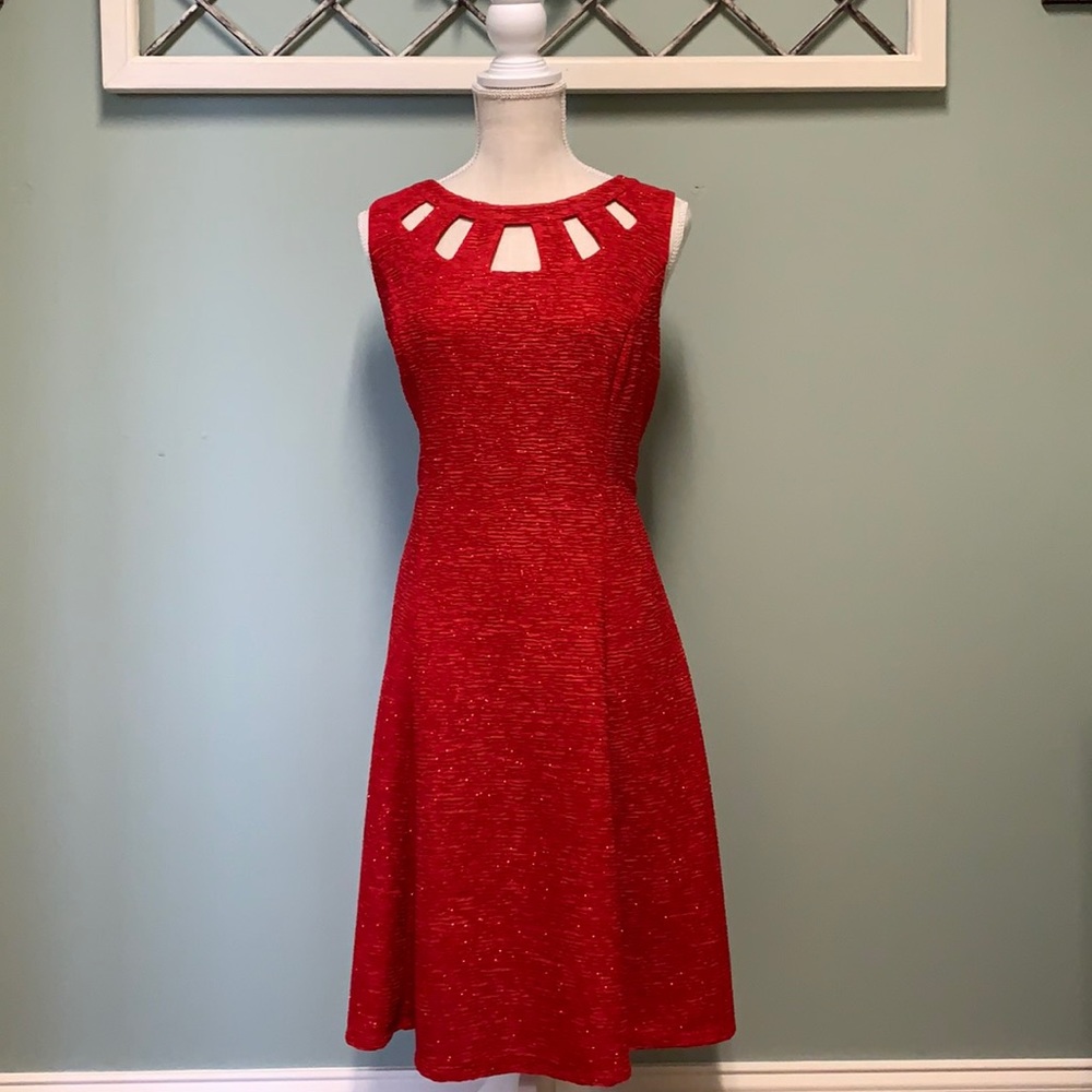 Elegant red dress